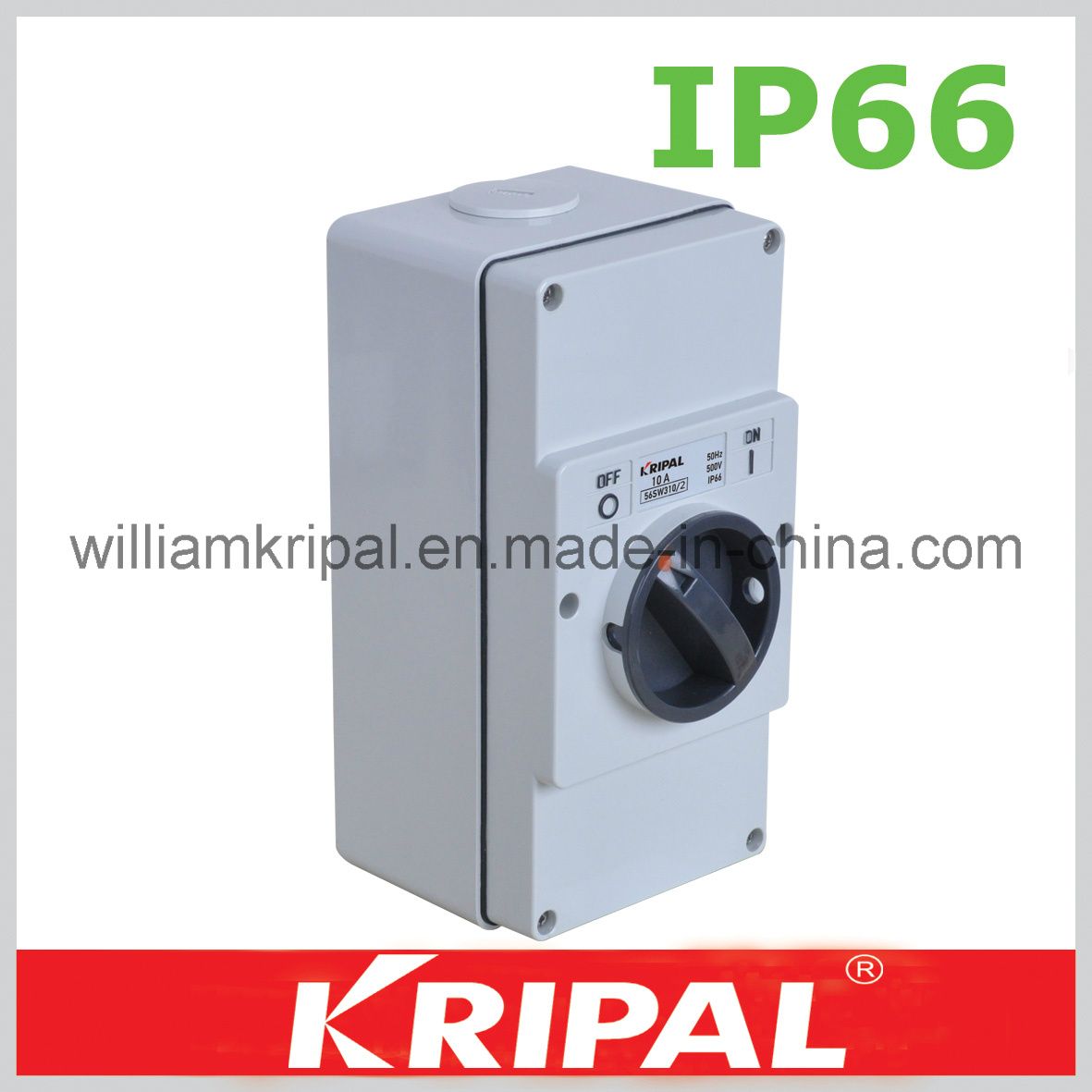 2 Gang 3p 10A Weather Protected Isolator