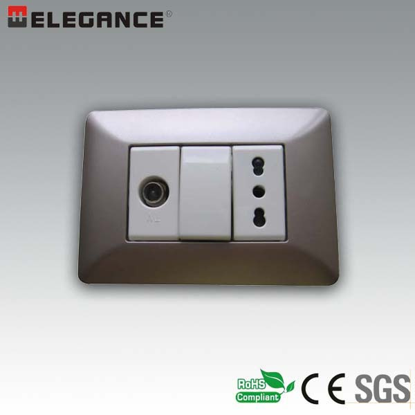 LV-New01 New Design Italian Wall Switch and Socket
