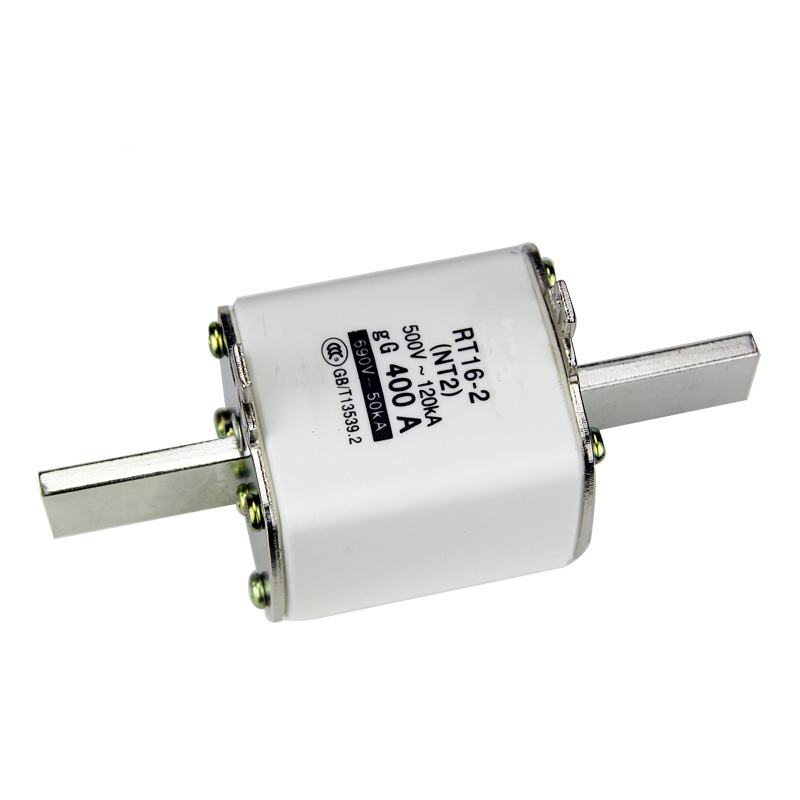 HRC Rt16-2 (NT2) Square Pipe Knife-Shape Contact Fuse Link