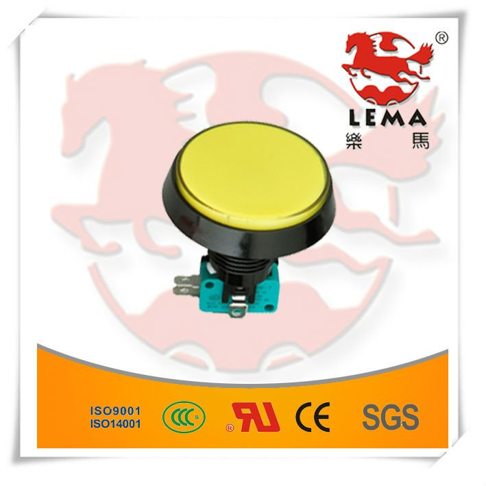 IP40 Protection Level 8A 250V Push Button Switch Pbs-005