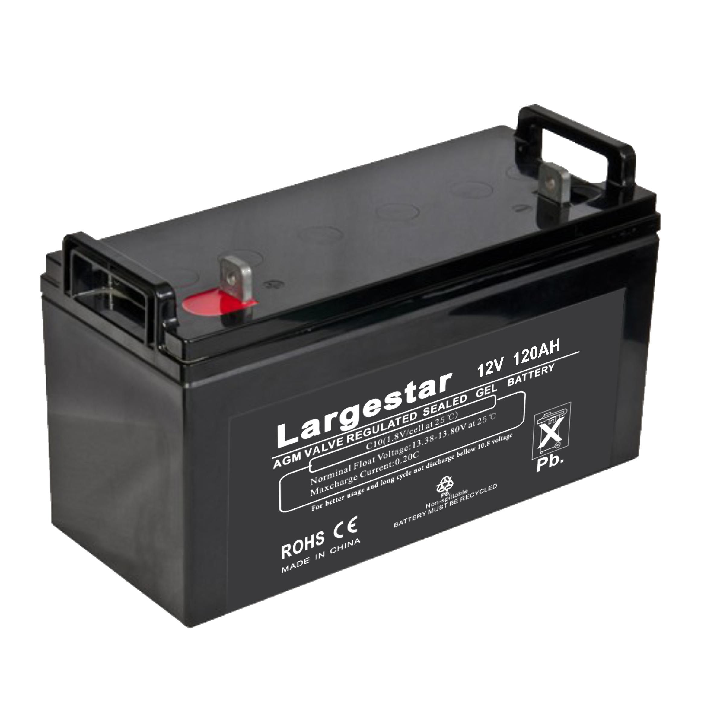 Rechargeable UPS Storage Battery, Deep Cycle Battery (12V 120ah)