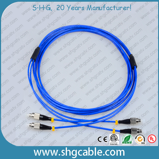 FC-FC Sm Duplex Armored Fiber Optic Patch Cord