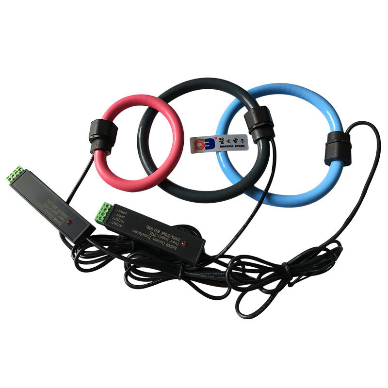 RoHS Three Phase Rogowski Coil Sensor with Red Green Black Color