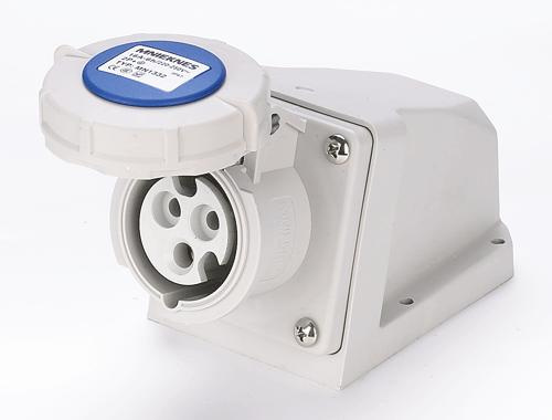 16A 2P+PE IP67 surface-mounted socket (MN1312)