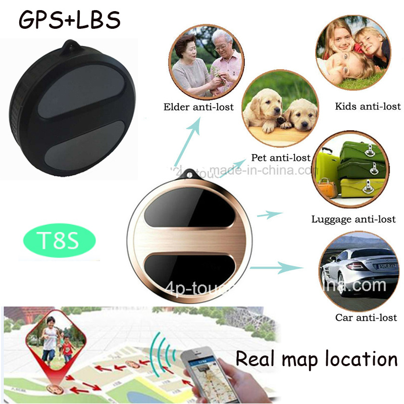 Mini GPS Tracker with Dual Positioning Function (T8S)