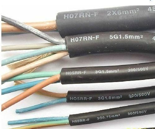 Rubber 450/750V H07rn-F Flexible Round Rubber Power Cable 4 Core Soft Rubber Cable