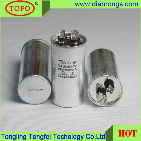 Cbb65 Sh High Voltage Run Capacitor 450V