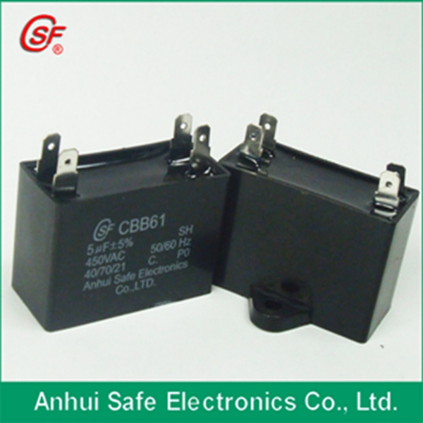 Plastic Case 440VAC 35UF Capacitor Cbb61 Capacitor