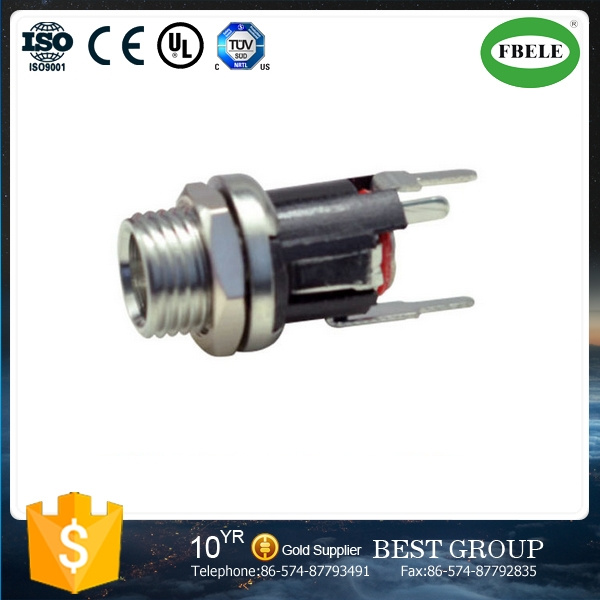 180 Degrees Solder DC Power Socket