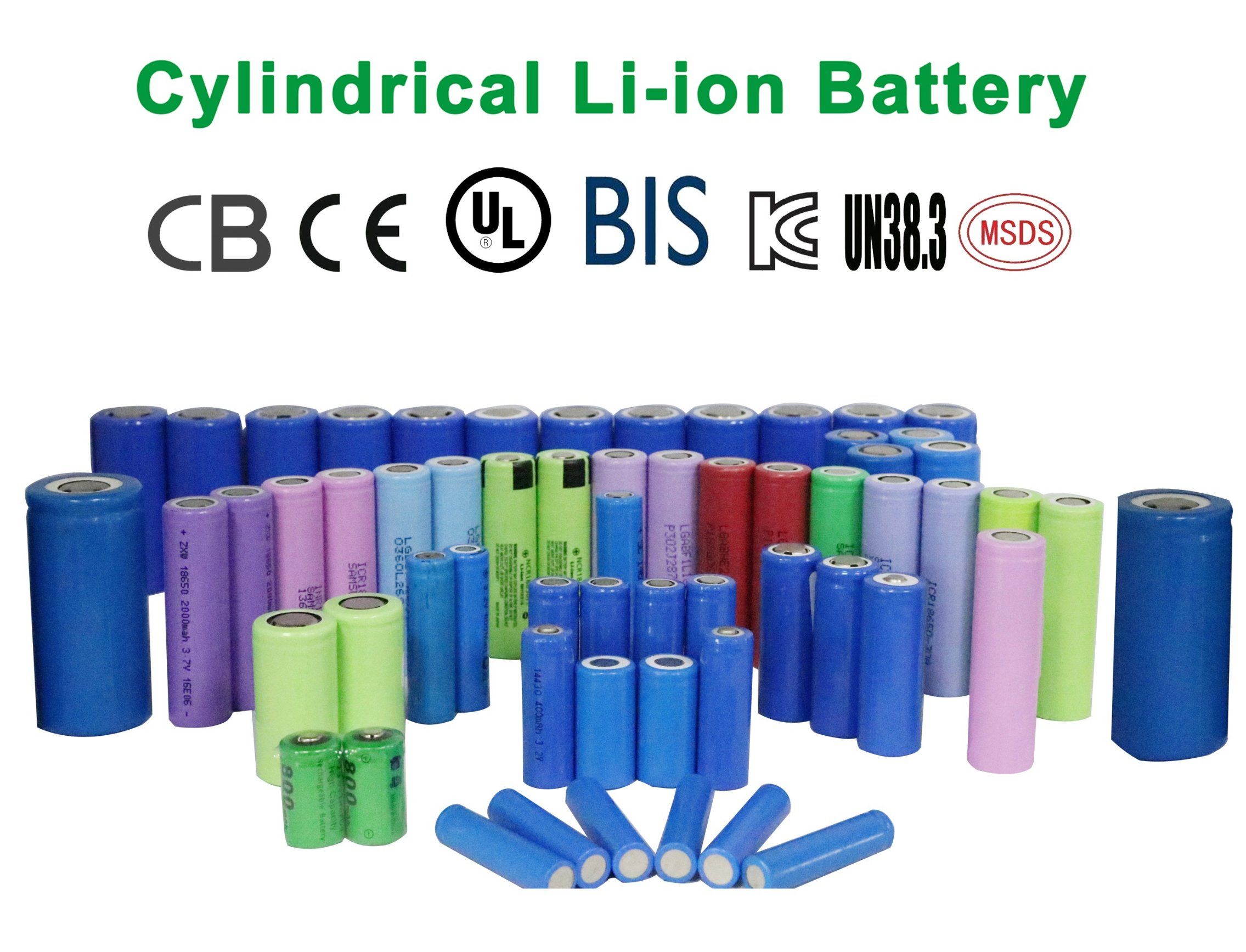 Rechargeable Lithium Ion Battery / Li Ion Battery/ 18650 Lithium Battery /Bis Approved / Ce Certification Lithium Battery