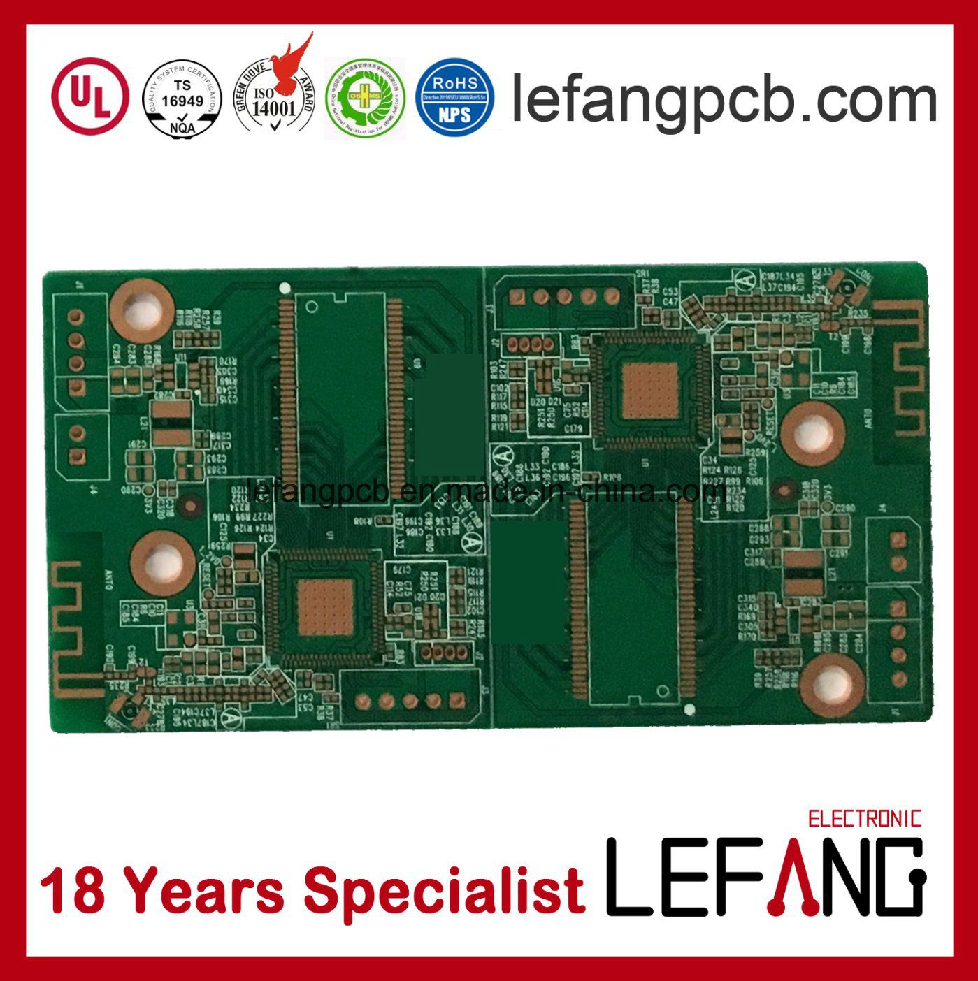 ISO/Ts16949 PCB Circuit for Video Monitor