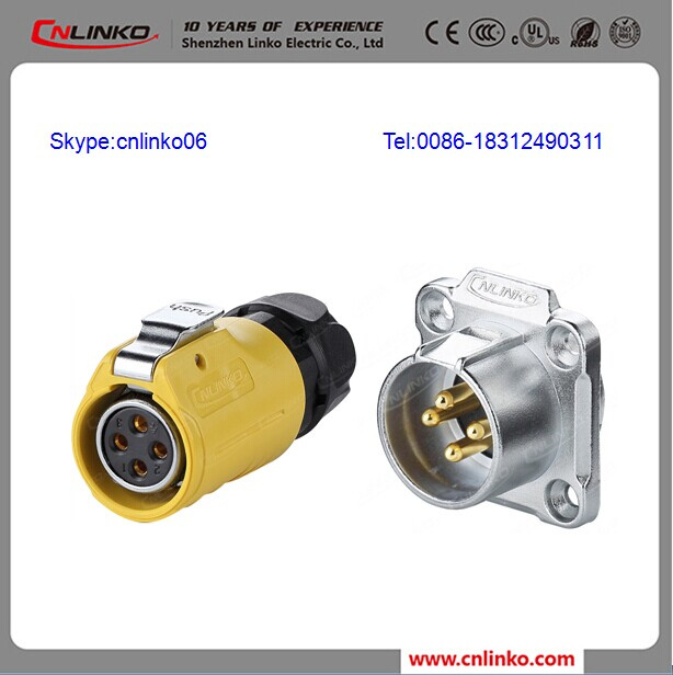 4pin 20A 220V Water Proof Electric Wire Connector