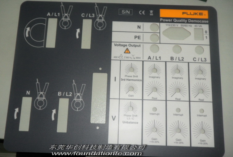 Control Silicone Button Cut Outs Overlay Faceplate Membrane Nameplate