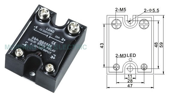 DC Solid State Relay SSR-DD2525