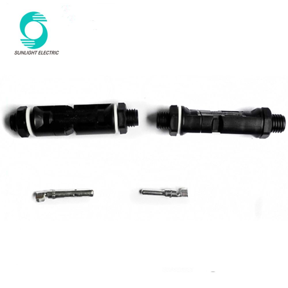 Waterproof Double Seal Ring Panel Mount Solar Connector Mc4 for PV system