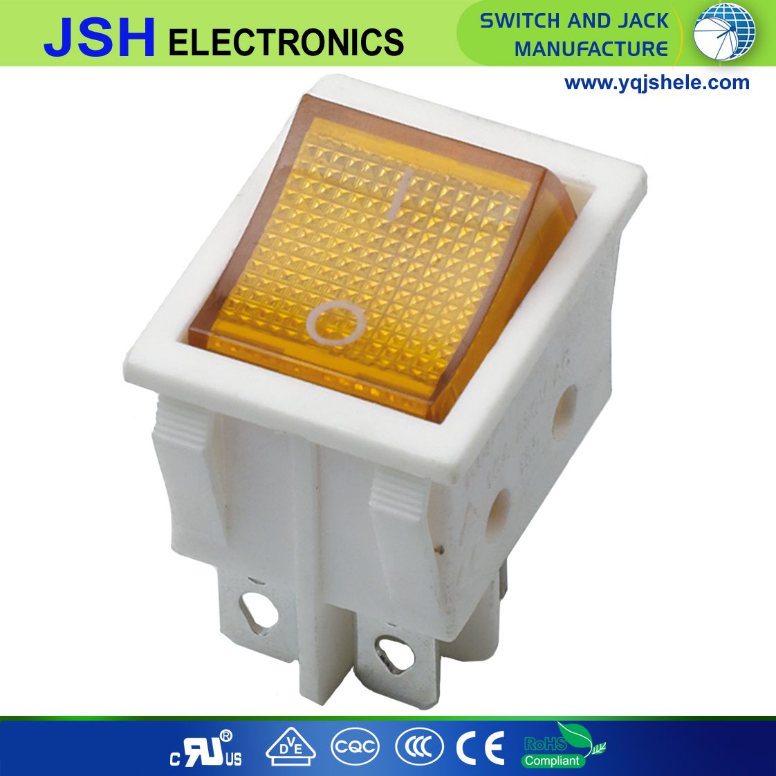 Jsh Kcd4 Big Rocker Switch with 20A for Welding Machine