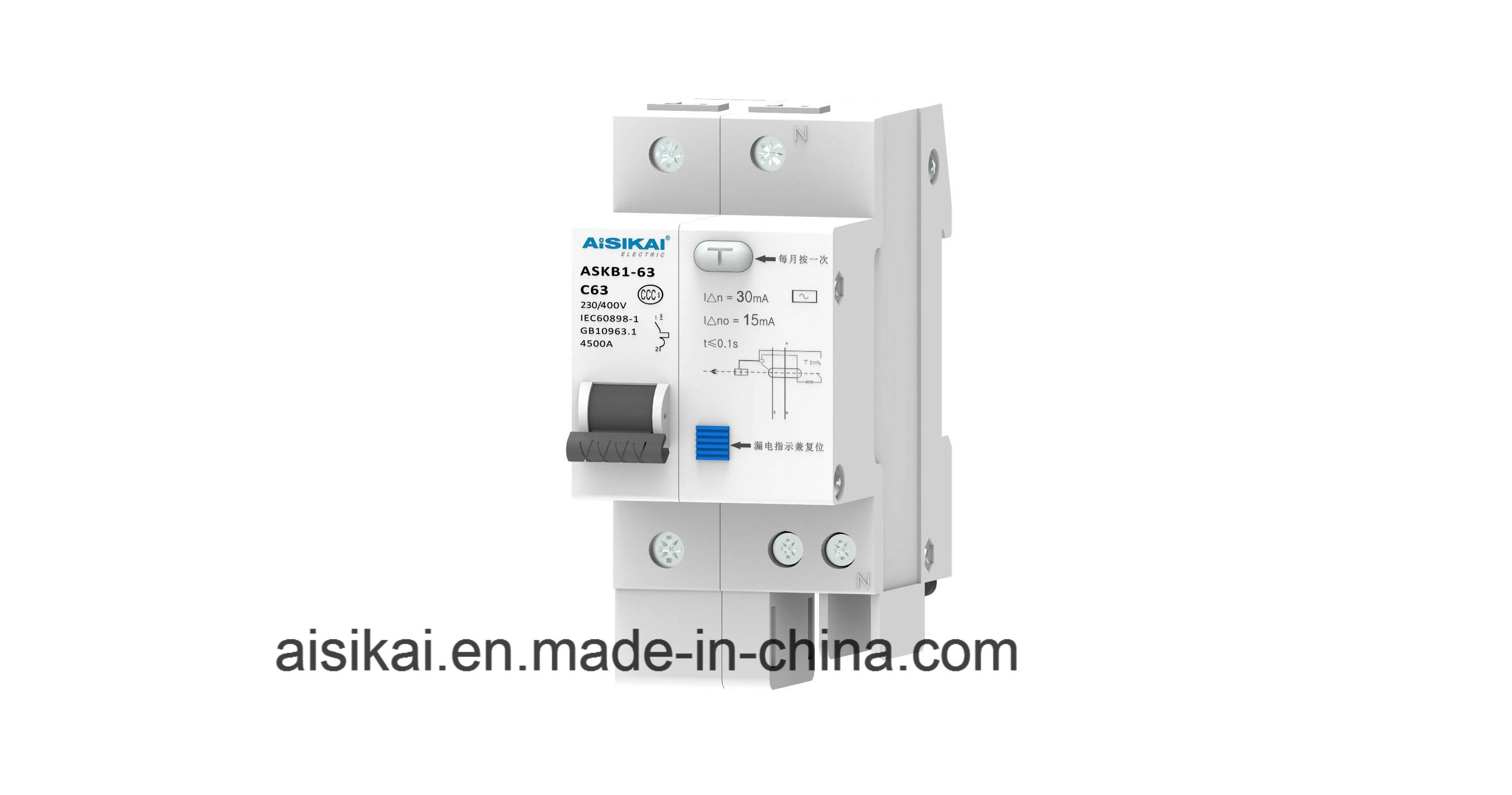 Min Circuit Breaker 60A 2poles