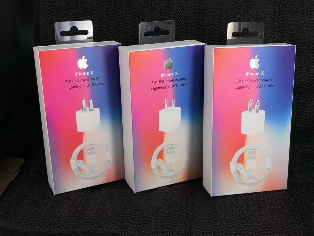 2in1 Mobile USB Charger for iPhone X with USB Date Cable