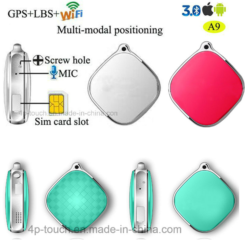 Personal GPS Tracker with GPS+Lbs+WiFi Triple Position (A9)