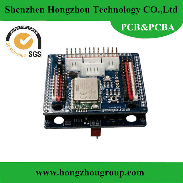 PCBA, PCB Assembly with Blue Soldermask