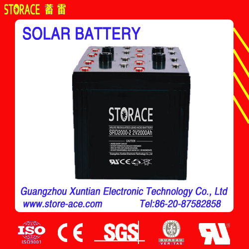 2V 2000ah Deep Cycle Battery