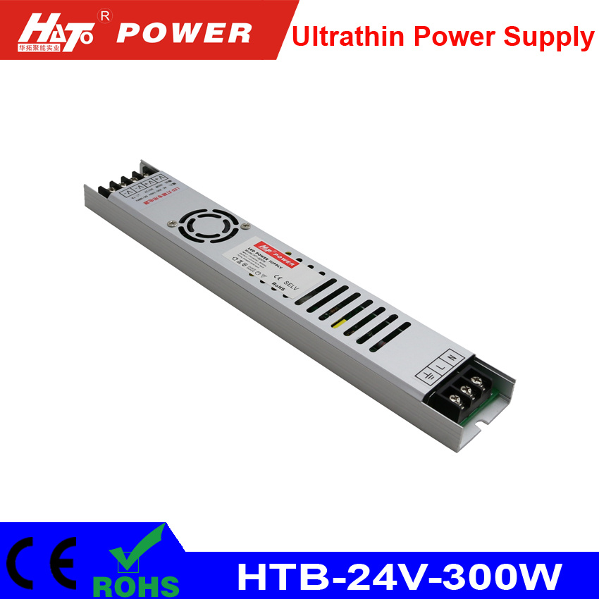 24V 12A LED Ultra-Thin Power Supply with Ce RoHS Htb-Series