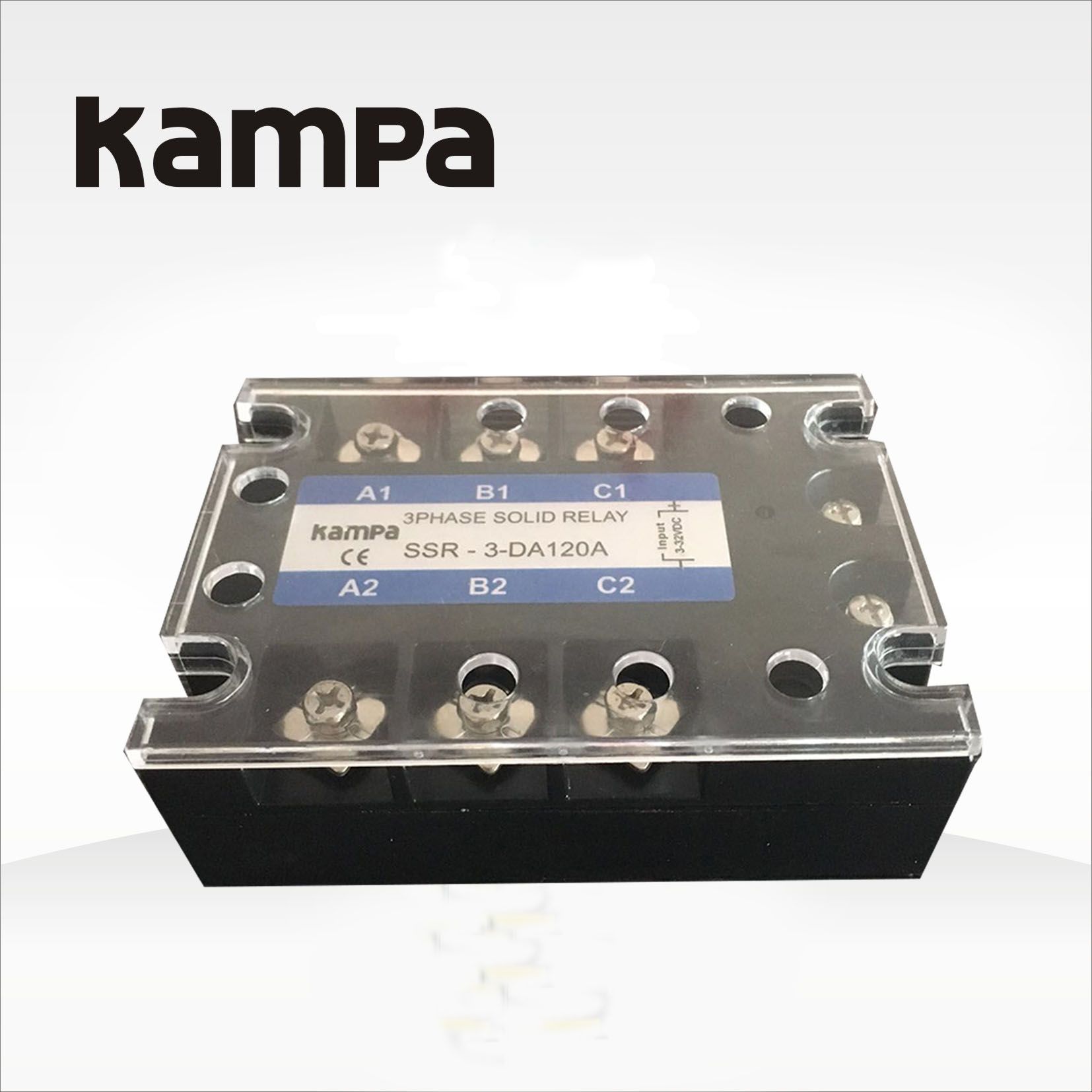 SSR 120da DC to AC 120A SSR 3-Phase Solid State Relay