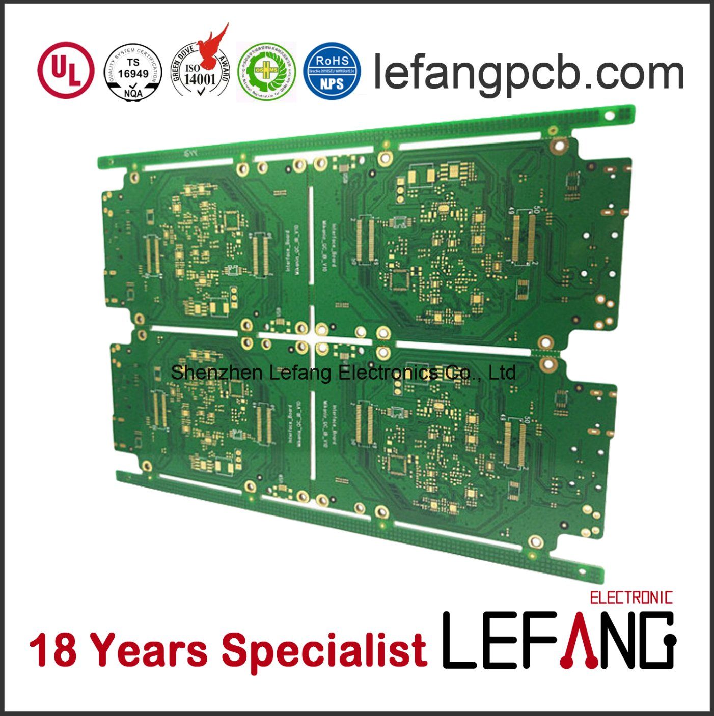 Immersion Gold Finish PCB Board Manufacturer