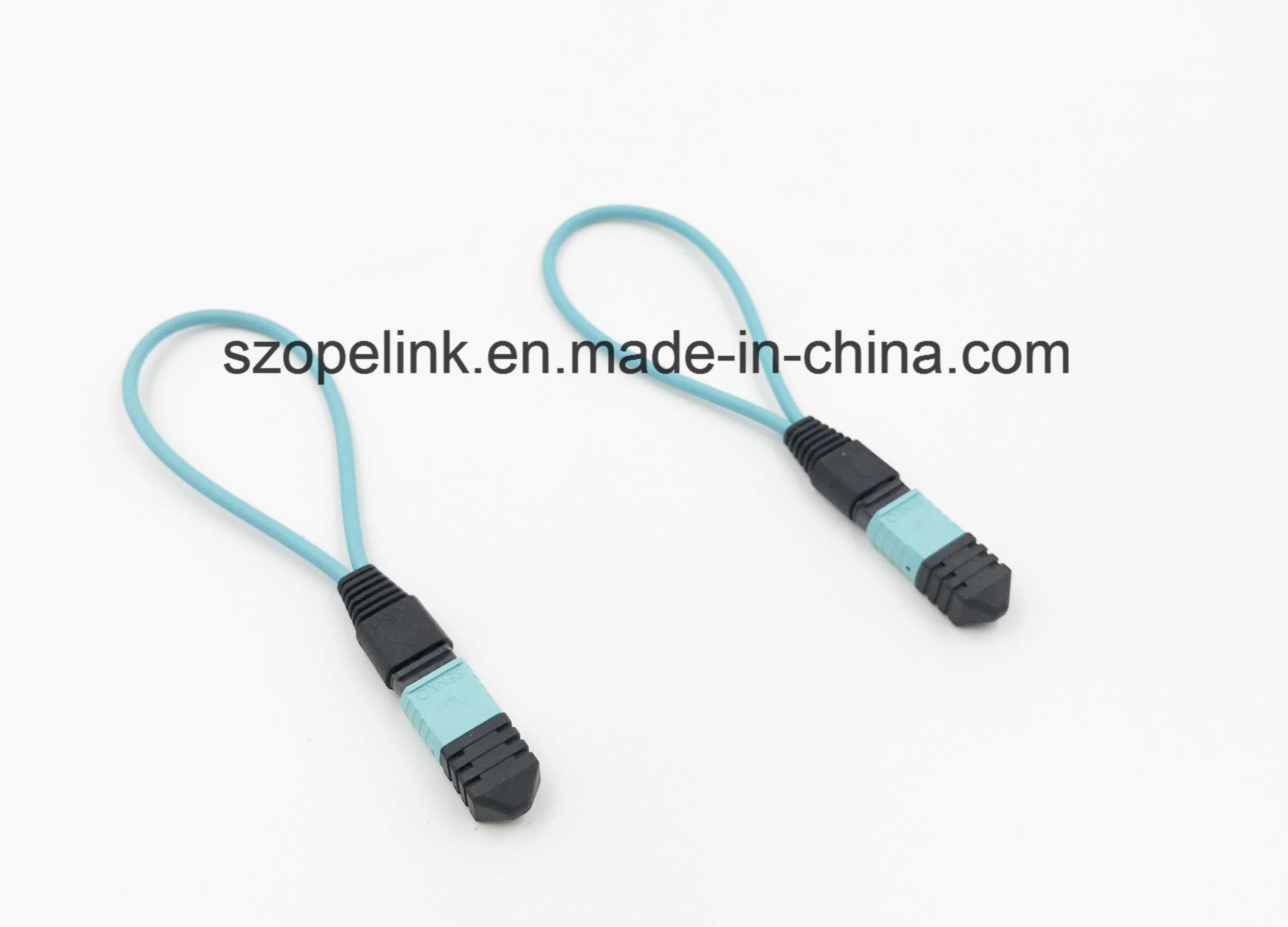 MPO Loopback Optical Fiber Patch Cord Om3 for Optical Fiber Communication Systems