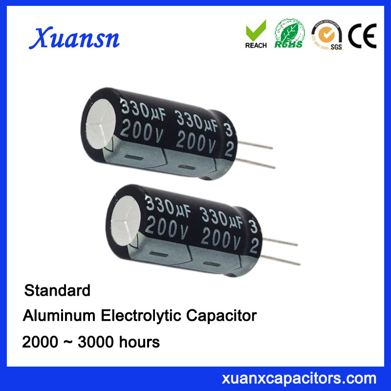 200V330UF Aluminum Electrolytic Capacitor for Adapter