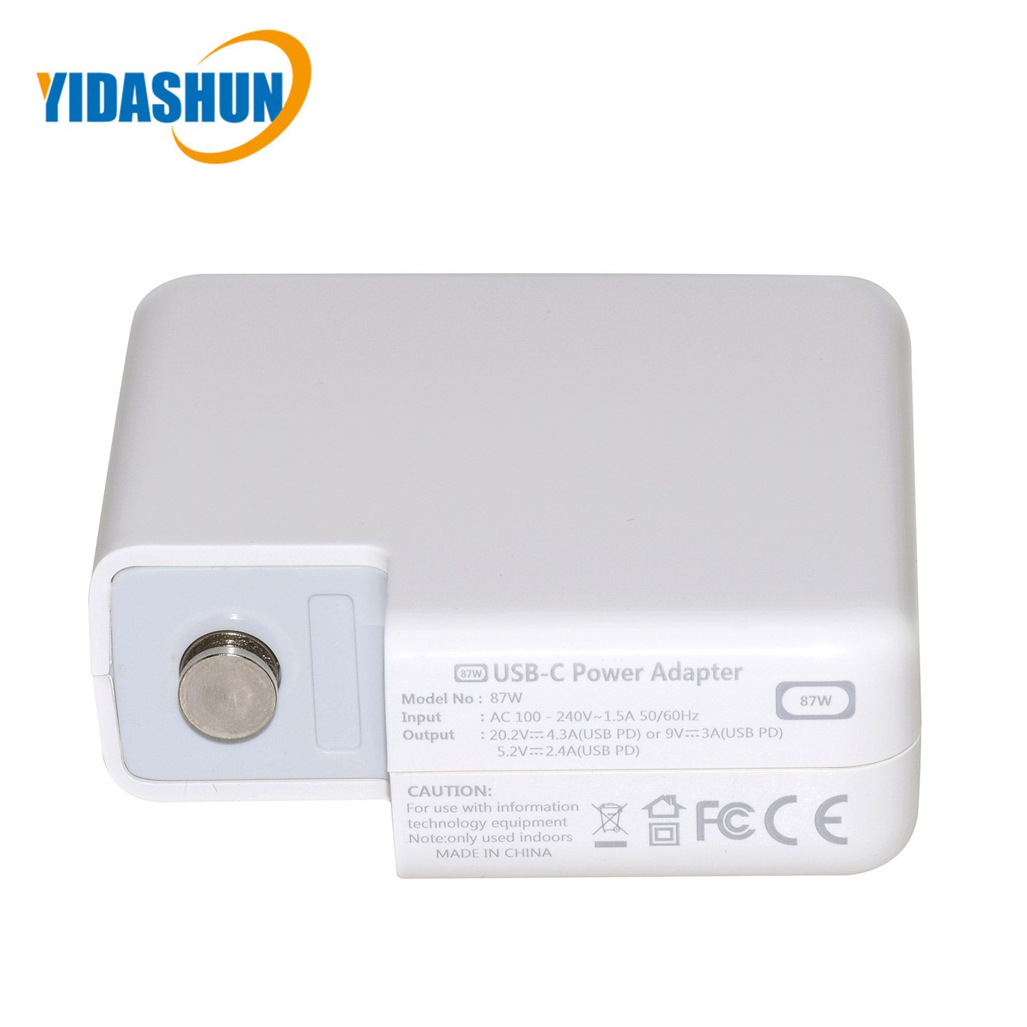 20.2V4.3A 9V 3A/5.2V 2.4A 87W Type-C Adapter for MacBook