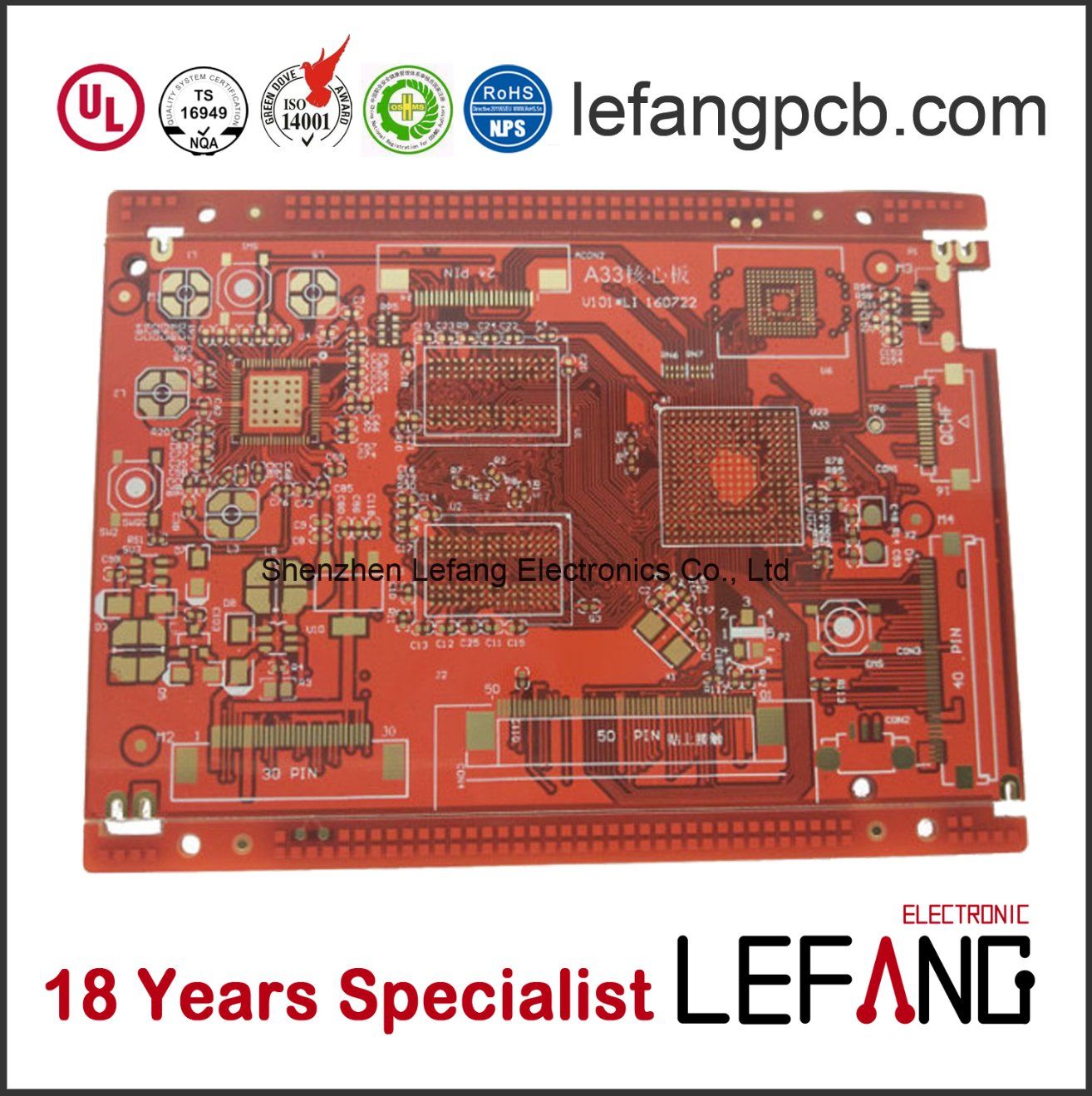 PCB Printed Circuit Board for Communication Electronics