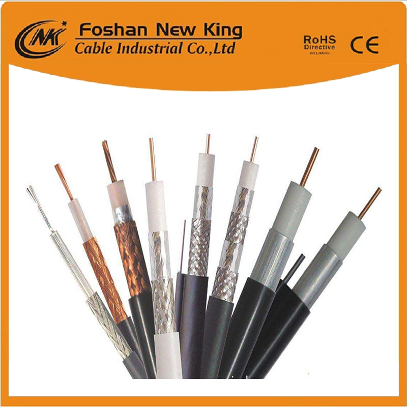 China Factory CCS Quad-Shield Rg59 Coaxial Cable with Ce/CPR/ISO/RoHS Certification