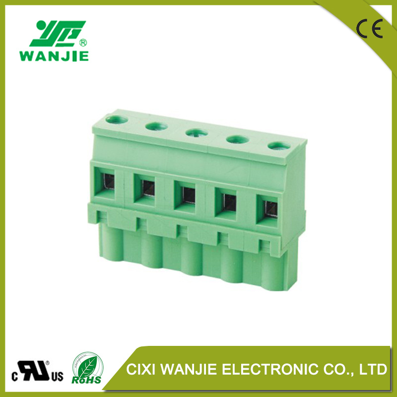Pluggable Terminal Block Wj2edgkb/2edgkbm, Pitch 5.0/5.08/7.5/7.62mm