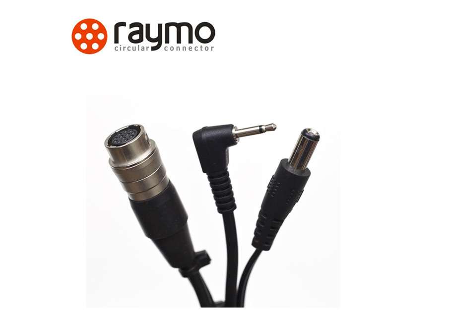 Alternative Hirose Camera Connector Circular Female 6 Pin Cable Plug with DC2.1