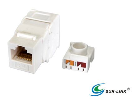 180 Degree Tooless UTP Cat. 6 Keystone Jack