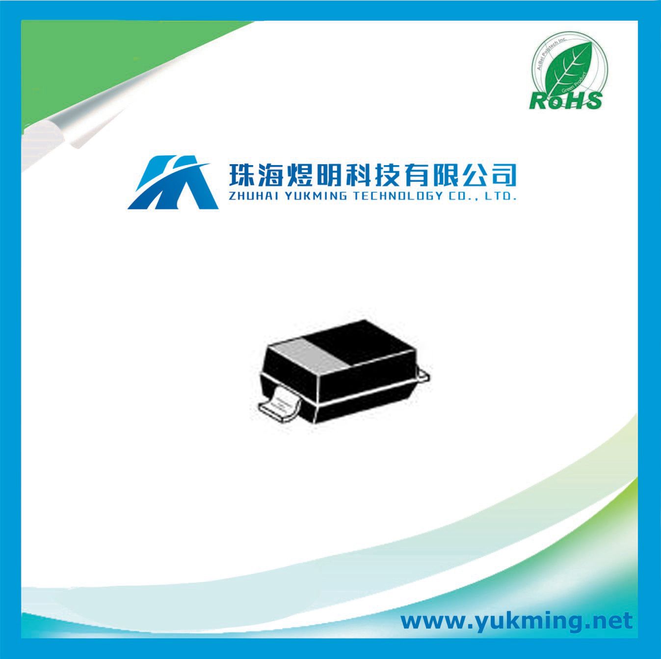 Zener Voltage Regulator Diode of Electronic Component for PCB Board