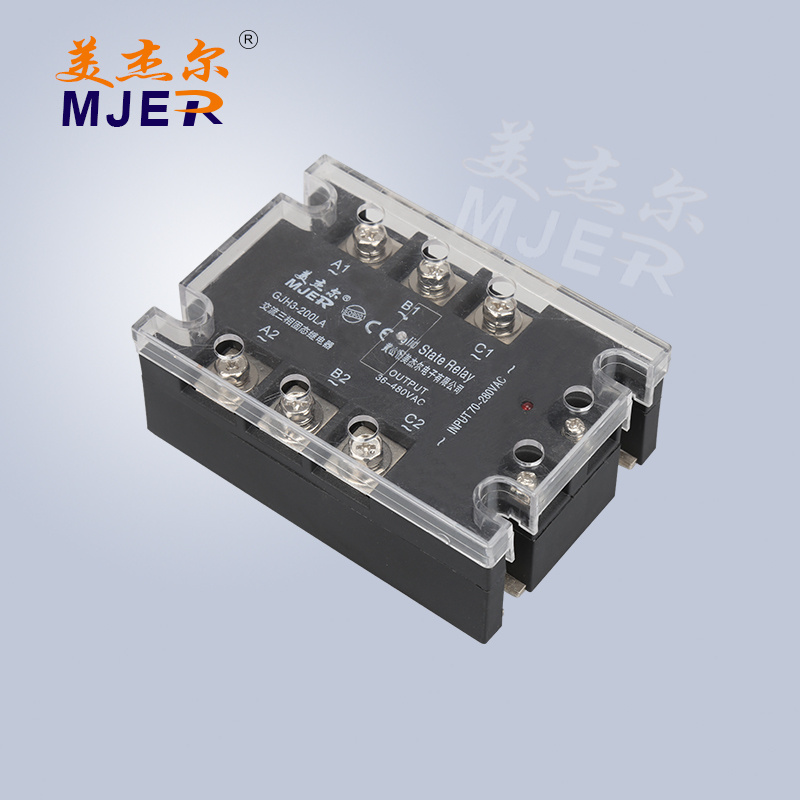 Three Phase Solid State Relay SSR AC/AC Gjh3-200la