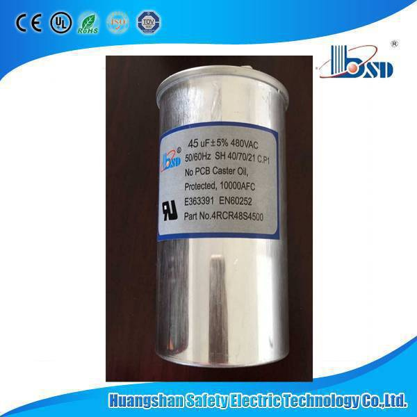Cbb65 Series Air-Conditioner Capacitors with UL Certificate