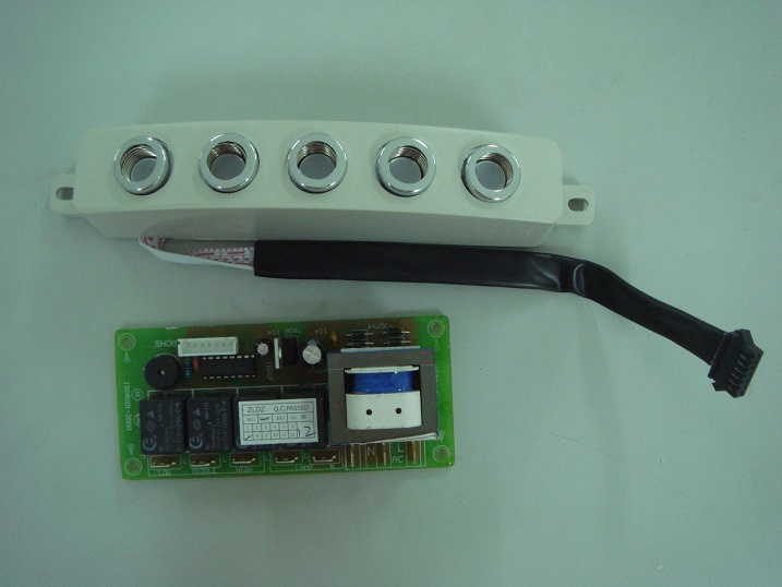 Range Hood Touch Control Switch with 5 Keys, Board for Cooker Hood