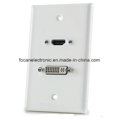 HDMI VGA Wall Plate for Audio/Video