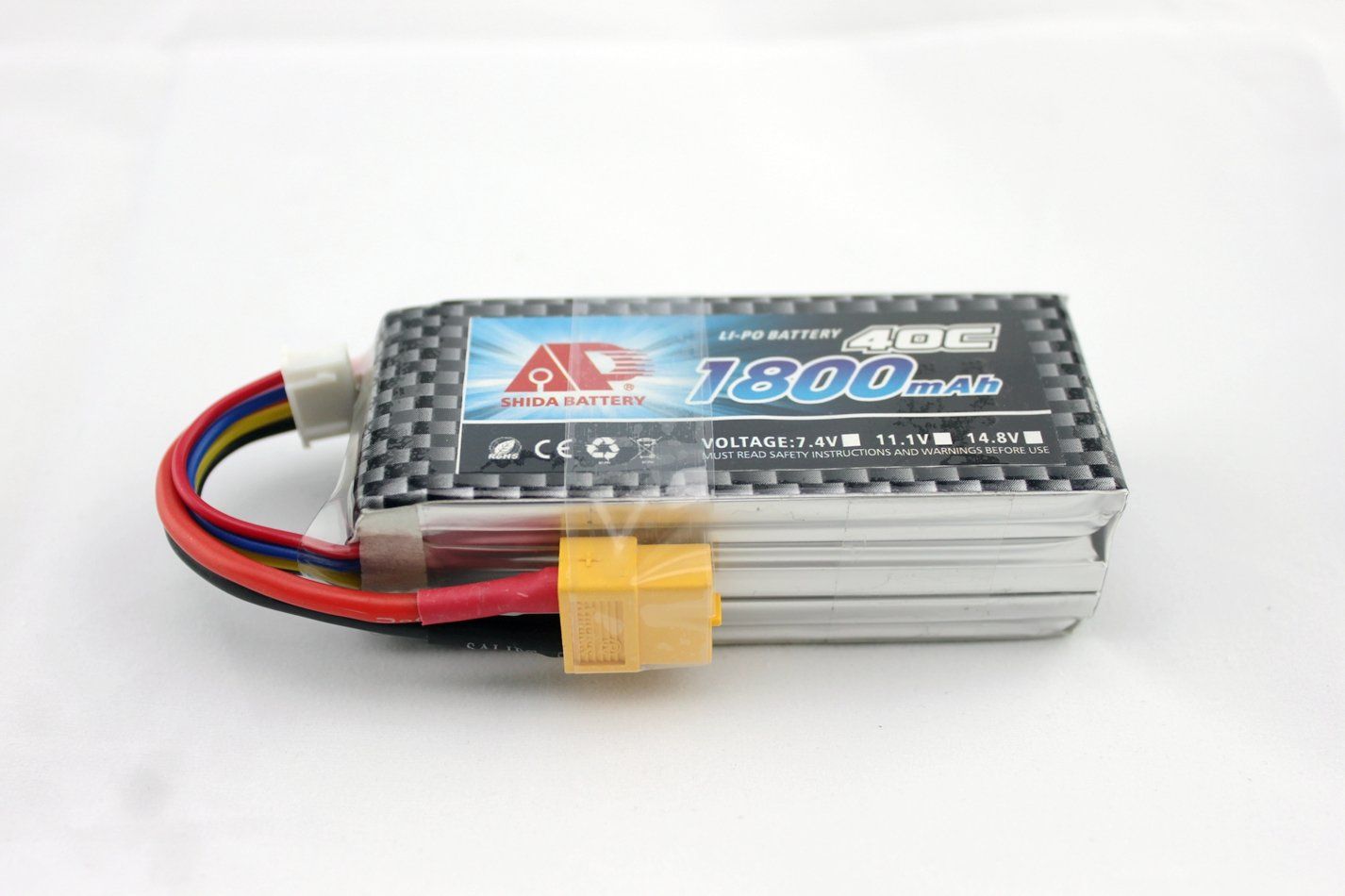 1800mAh 11.1V Fpv Drone Rechargeable Lithium-Ion Battery