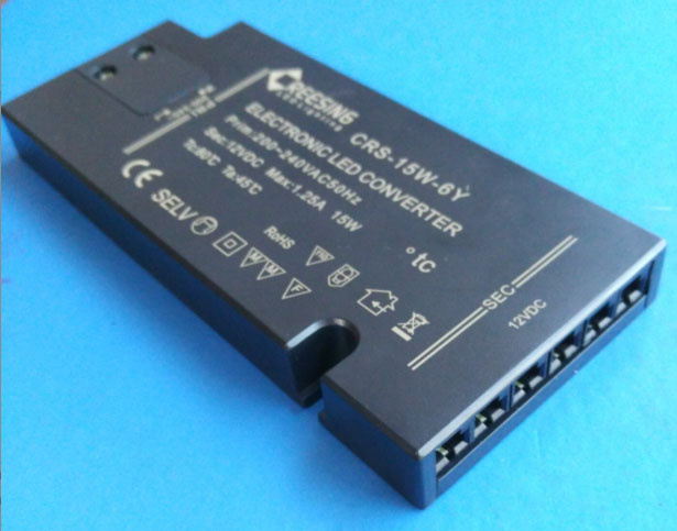Ultra Thin 15W LED Power Supply for Cabinet Light
