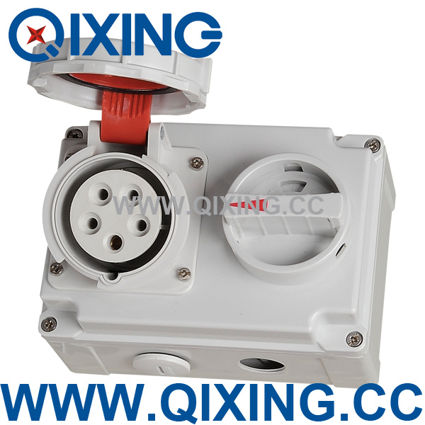 International Standard Socket with Switches and Mechanical Interlock (QX7280)