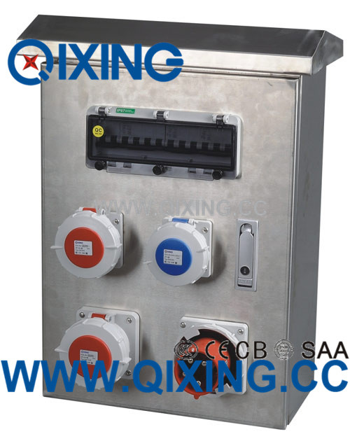 Cee Stainless Steel Power Combination Socket Box