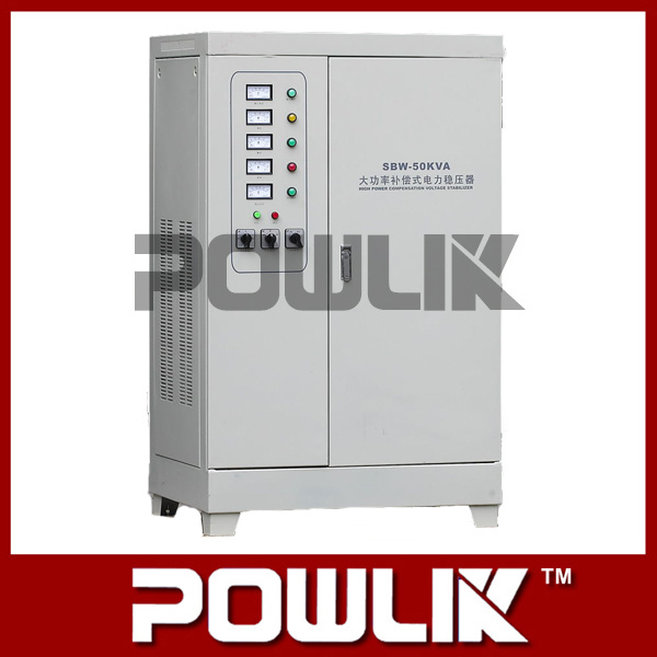 SBW-50kVA Series High Power Compensation Three Phase Voltage Stabilizer