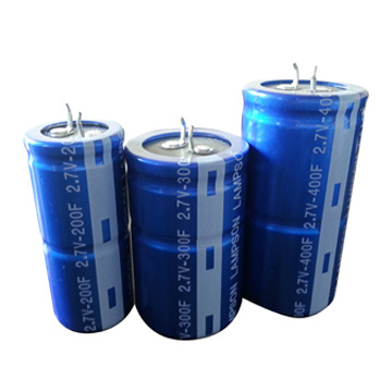 Snap-in Terminal Super Capacitor 200f 300f 400f 2.7V