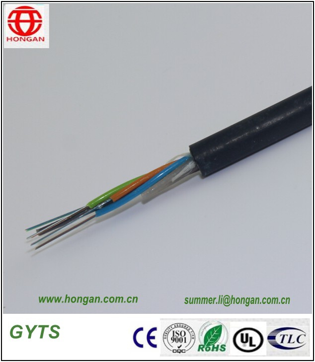 GYTS 72 Core Optical Fiber Cable for Telecommunication