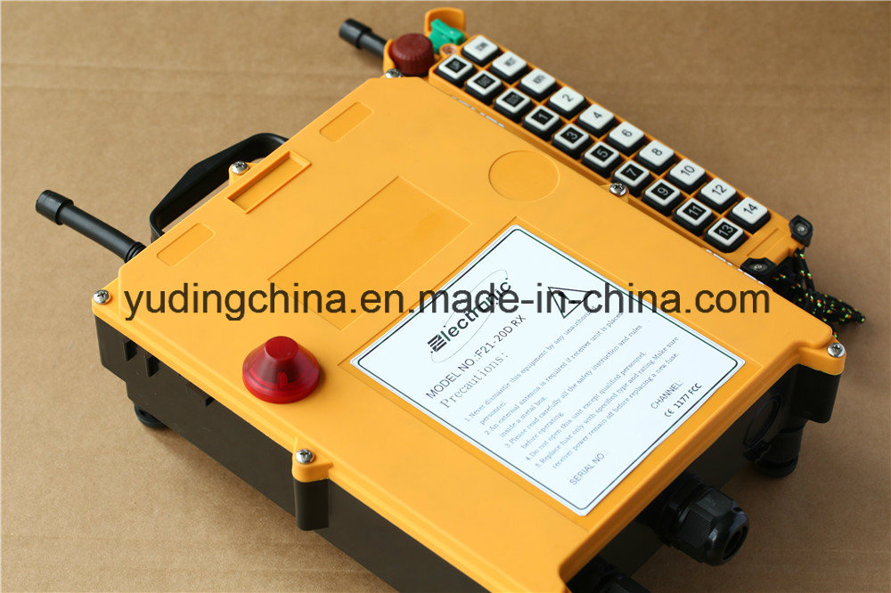 European Model Heavy Duty Overhead Crane Radio Remote Control F21-20d