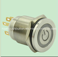 New Type (19mm) Hyperplane with Power Start Symbol Pushbutton Switch
